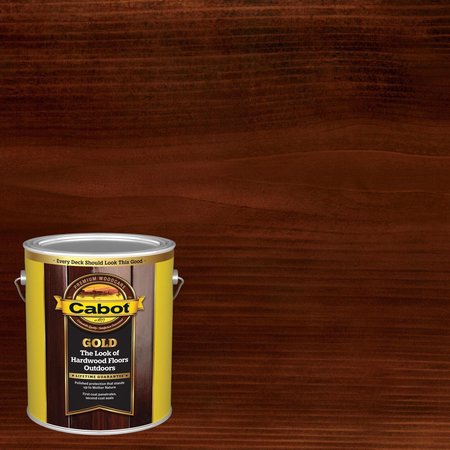 CABOT Gold Transparent Satin Moonlit Mahogany Oil-Based Alkyd Stain 1 gal 140.0003473.007